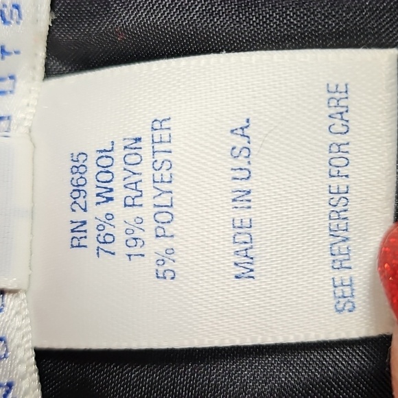 Vintage 90s Pendleton Knockabouts Wool Blend Black White Boxy Fit Jacket Blazer - Picture 15 of 16